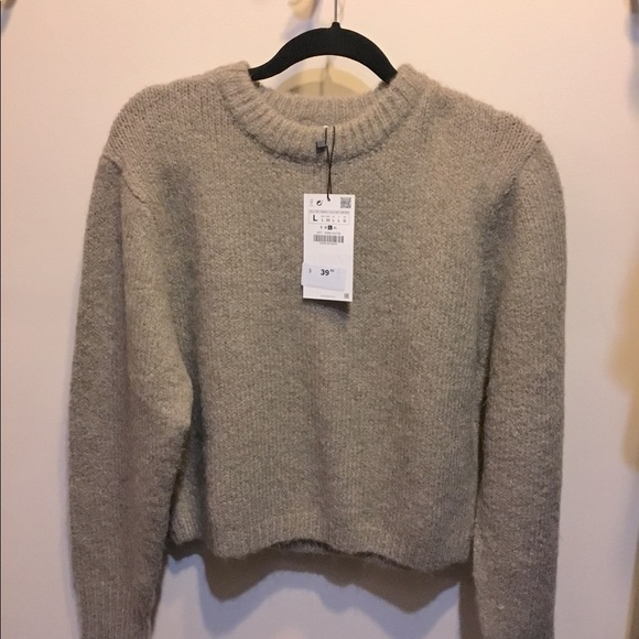 Zara Cropped Sweater - Picture 1 of 1